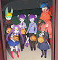 Ryder Family - The Watch Party goes Trick or Treating by alecwm