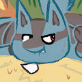 Max Farts Lucario by OverfedPets