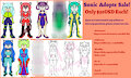 October Sonic Adopts For Sale: Only $30USD Each by MelSky