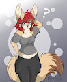Confused Fennec Fox Girl