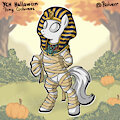 Egyptian Mummy Pony Costume - YCH Commission by riorioluu