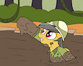 Daring mud escape by mucky