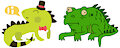 Jub-Jub Bouvier and Iguana (artmoryachok) by CBCAmesburyFan