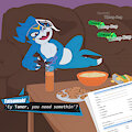 Get a Job Veemon by TheStrider