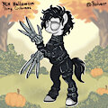 Edward Scissorhands Pony Costume - YCH Commission by riorioluu