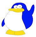 Dingus the Penguin, a flightless bird by FurryTilde
