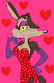 Wile E. Coyote as Jessica Rabbit