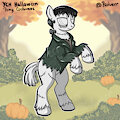 Frankenstein&rsquo;s Monster Pony Costume - YCH Commission by riorioluu