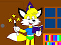 Happy the Fox Doing the Spellbound by FoxLover2002