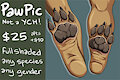 Paw Pic commissions - Not a YCH! - 25$ each by Lakhanto