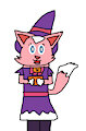 Danger Ranger Kitty Treating Trick-Or-Treaters by jeremycrimson
