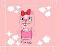 Giggles as Chief Hatchet's Pink Dress