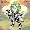 Beetlejuice Pony Costume - YCH Commission by riorioluu