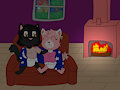 Fireplace under the Storm -By SkunkyGussy- by DanielMania123