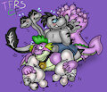 Spike n Zotty Tickle Wrestlin by TheRedSkunk