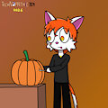 Carving Pumpkin by Netherkitty