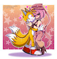💛Tails x Amy Rose💖 by Lupita13