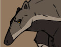 Weretober Giant Anteater by Undeadkitty13