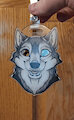 Wolf Follow me Badge by Dbruin