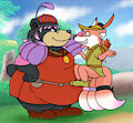 Halloween Zanny and Foxune from Robin Hood by Nishi