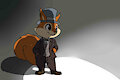 INKTOBER 2026 - DAY 23 -NOW NOW..WHOS THE DAPPEST SQUIRREL LAD IN TOWN? (PROMPT:DAPPER)