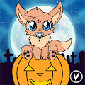 Baby Vee on Pumpkin by Creapy31