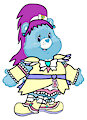 Diamond Heart Bear as Cure Egret by NewOliviaKoopaPlude