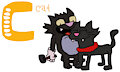 Scratchy and Snowball II (Animal Alphabet 1 Style)