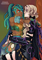 Esmeralda and Dietrich from Fortunes Weave! by s4ltorii