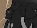 Weretober Storm Elephant by Undeadkitty13
