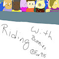 Riding with Bunnies by Fur915