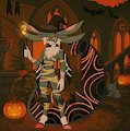 Halloween in the Kingdom of Flame!! by ArtsbyAdelyn