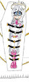 COFFIN PERIL Emily the Seraphim as Princess Peach