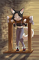 Kelly Jones in a Pillory (Commission) by Tho6Who4e2000