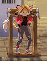 Olivia Starlight in a Pillory (Commission) by Tho6Who4e2000