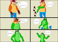 RQ: Crash Transforming into a Were-Bandicoot by PrincessTheWolf
