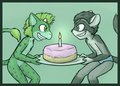 Happy (late) B-Day GreenReaper and Bencoon by Shouk