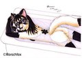 Rorschene's Bathtime (fox) by Rorschfox