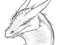 Dragon bust - unfinished by RusAme09