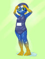 Adoptable: Frog girl by RisingDragon