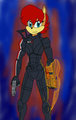 Commander Sally Shepard  [Team Acorn Halloween 2013 Submission] by LoneWolf23k