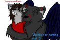 Prize Art - Phantoms Pup  by JorgeTheWolfdog