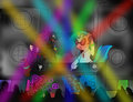 DJ Pon-3 in the HEEZOUSE! (re-drawn)