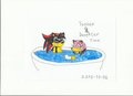 Father and Daughter Bathtime