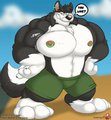 Tristan Beaner Pec Flex by C-Trigger, colored by me by CashewLou