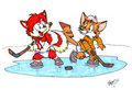 BabyFur Pikazap and Flonne. by Cashew