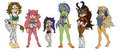 6 girls to love everyday by RaianOnzika