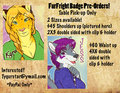 FurFright Badge Pre-Orders