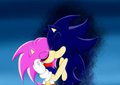 Dark Sonic and Kira First Kiss by CarolinaSonica