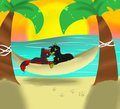 Beach by Fangkittyartist